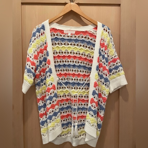 Short sleeve knit cardigan - Picture 1 of 2